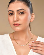 Thumbnail for VOJ Gold Polished Oval Shaped Minimal Chain For Women - Distacart