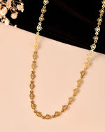 Thumbnail for VOJ Gold Polished Oval Shaped Minimal Chain For Women - Distacart