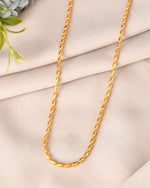 Thumbnail for VOJ Gold Polished Stainless Steel Classic Chain - Distacart