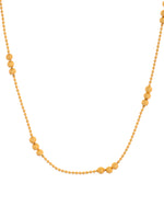 Thumbnail for VOJ Women Gold Polished Stainless Steel Minimal Ball Chain - Distacart