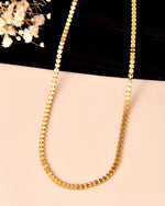 Thumbnail for VOJ Women Gold Polished Stainless Steel Elegant Link Chain - Distacart