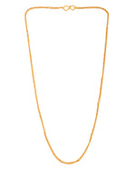 Thumbnail for VOJ Women Gold Polished Stainless Steel Ball Chain - Distacart