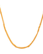 Thumbnail for VOJ Women Gold Polished Stainless Steel Ball Chain - Distacart