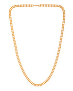 Thumbnail for VOJ Gold Polished Ball Shaped Minimal Chain For Women - Distacart