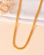 Thumbnail for VOJ Gold Polished Ball Shaped Minimal Chain For Women - Distacart