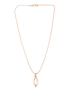 Thumbnail for VOJ Rose Gold Polished Chain With Designer Pendant - Distacart