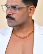 Thumbnail for VOJ Men Gold Polished Link Classic Designer Linked Chain - Distacart