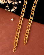 Thumbnail for VOJ Men Gold Polished Link Classic Designer Linked Chain - Distacart