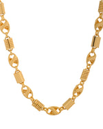 Thumbnail for VOJ Men Designer Stainless Steel Gold Polished Chain - Distacart