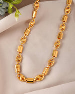 Thumbnail for VOJ Men Designer Stainless Steel Gold Polished Chain - Distacart