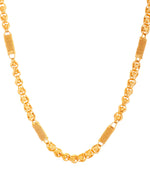 Thumbnail for VOJ Men Pipe Shaped Gold Polished Chain - Distacart