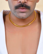 Thumbnail for VOJ Stainless Steel Men Gold Polished Thick Chain - Distacart