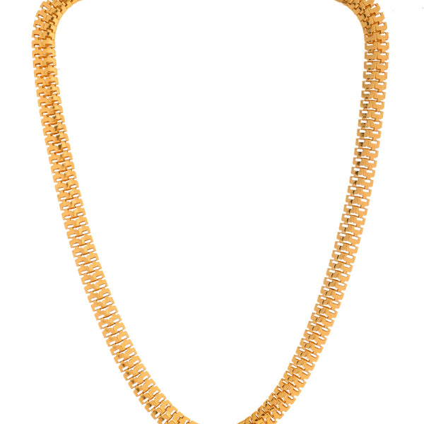 VOJ Stainless Steel Men Gold Polished Thick Chain - Distacart