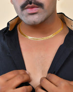 Thumbnail for VOJ Gold Polished Minimal Chain For Men - Distacart
