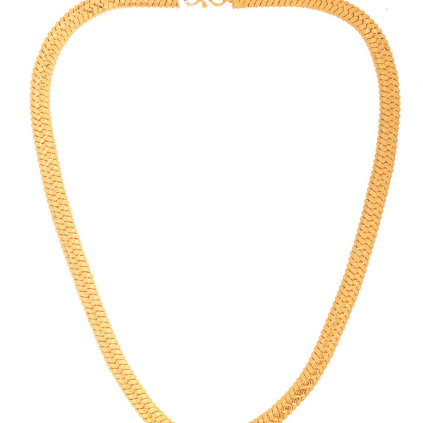 VOJ Gold Polished Minimal Chain For Men - Distacart