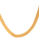 Thumbnail for VOJ Gold Polished Minimal Chain For Men - Distacart