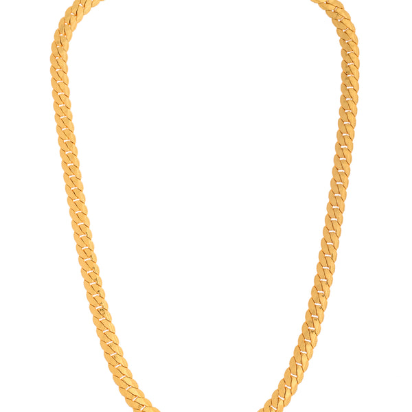 VOJ Gold Polished Stainless Steel Chain For Men - Distacart