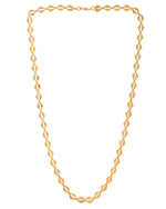Thumbnail for VOJ Gold Polished Geometrical Shaped Stainless Steel Chain For Women - Distacart