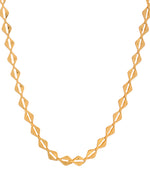 Thumbnail for VOJ Gold Polished Geometrical Shaped Stainless Steel Chain For Women - Distacart