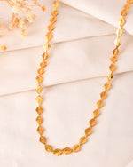 Thumbnail for VOJ Gold Polished Geometrical Shaped Stainless Steel Chain For Women - Distacart