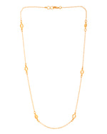 Thumbnail for VOJ Gold Polished Minimal Designer Chain For Women - Distacart