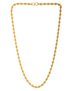 Thumbnail for VOJ Gold Polished Oval Shaped Designer Chain For Women - Distacart