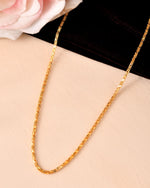 Thumbnail for VOJ Women Gold Polished Stainless Steel Simple Chain - Distacart