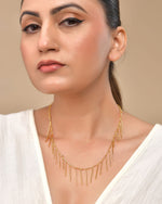 Thumbnail for VOJ Women Gold Polished Statement Necklace - Distacart