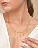VOJ Women Gold Polished Statement Necklace - Distacart