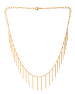 Thumbnail for VOJ Women Gold Polished Statement Necklace - Distacart
