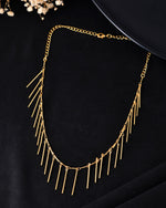 Thumbnail for VOJ Women Gold Polished Statement Necklace - Distacart