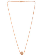 Thumbnail for VOJ Gold Polished Women Stone Studded Designer Chain - Distacart