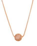 Thumbnail for VOJ Gold Polished Women Stone Studded Designer Chain - Distacart