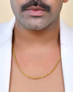 Thumbnail for VOJ Stainless Steel Designer Gold Polished Chain For Men - Distacart