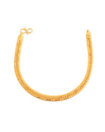 Thumbnail for VOJ Men Stainless Steel Gold Polished Handcrafted Bracelet - Distacart
