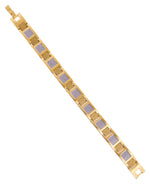 Thumbnail for VOJ Men Dual Toned Stylish Stainless Steel Bracelet - Distacart