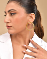 Thumbnail for VOJ Gold Polished Anti Tarnished Multi Wired Studs Earrings - Distacart