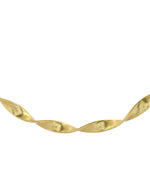 Thumbnail for VOJ Gold Polished Anti Tarnished Twisted Hasli Necklace - Distacart