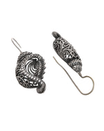 Thumbnail for VOJ Silver Toned Designer Drop Earrings