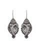 VOJ Silver Toned Designer Drop Earrings - Distacart