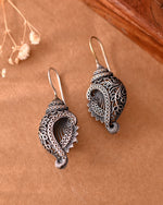 Thumbnail for VOJ Silver Toned Designer Drop Earrings