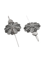 Thumbnail for VOJ Silver Plated Flower Shaped Elegant Ear Cuff - Distacart
