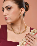 Thumbnail for VOJ Gold Plated Geometric Shaped Ad Jewellery Set - Dista