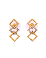 Thumbnail for VOJ Gold Plated Geometric Shaped Ad Jewellery Set - Dista