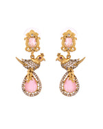 Thumbnail for VOJ Gold Plated Bird Shaped Designer Ad Necklace Set - Dista
