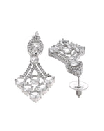 Thumbnail for VOJ Silver Plated Ad Stone Studded Necklace Set