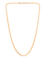 Thumbnail for VOJ Gold Plated Oval Leaf Shaped Chain For Men