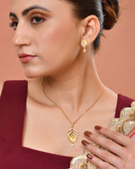 Thumbnail for VOJ Gold Plated Teardrop Shaped Chain Set
