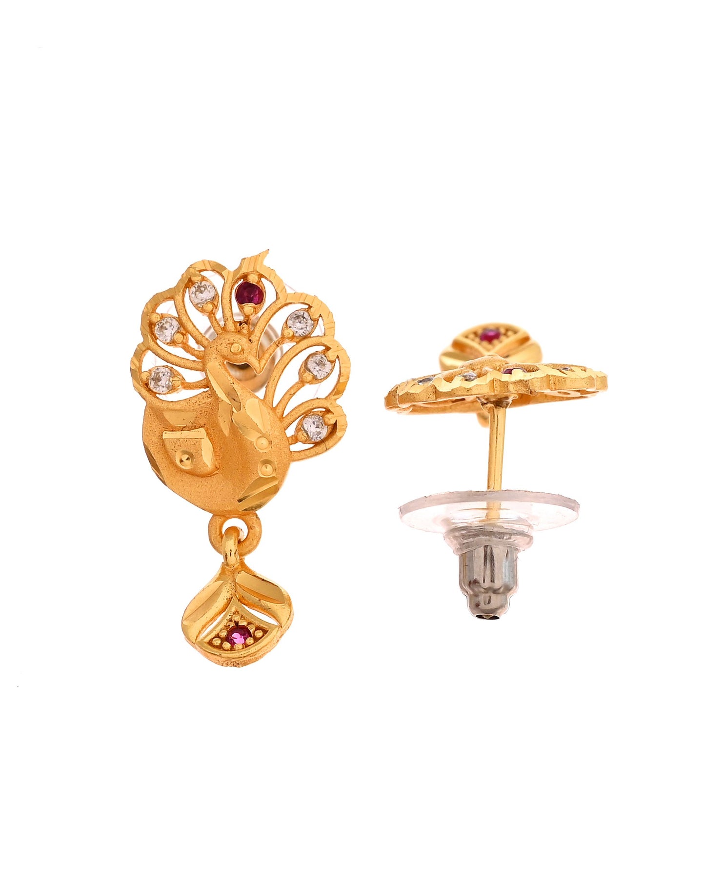 VOJ Gold Plated Peacock Shaped Chain Set - Dista