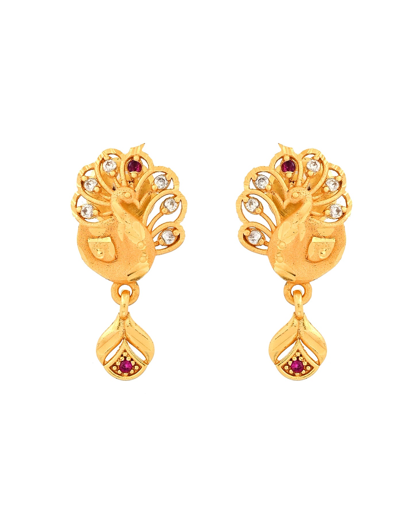 VOJ Gold Plated Peacock Shaped Chain Set - Dista